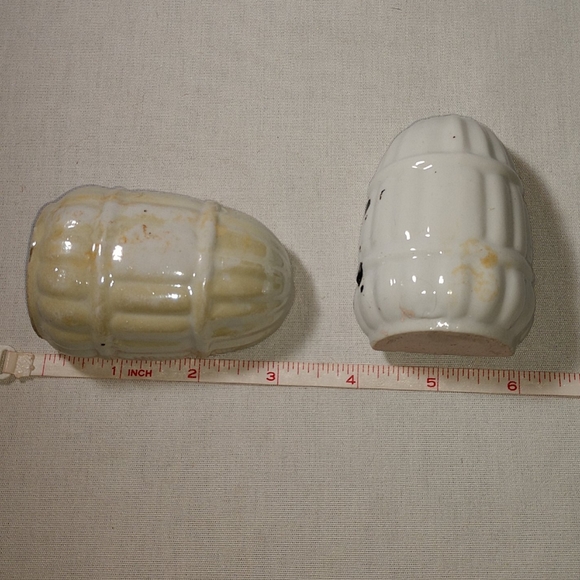 Vintage Milk Glass Bird Cage Bird Feeders - Picture 4 of 8